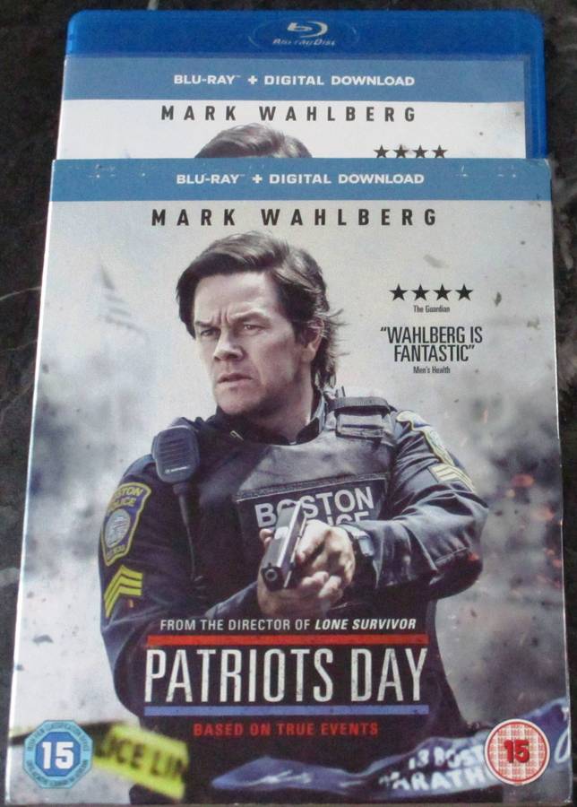 PATRIOT'S DAY BLU RAY Mark Wahlberg