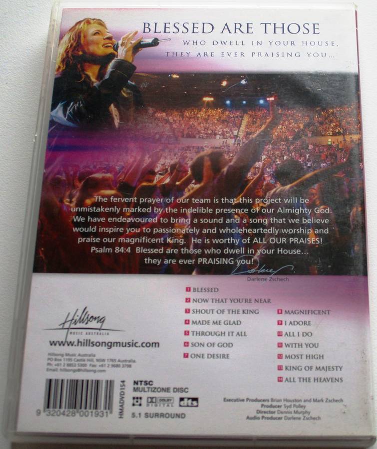HILLSONG Blessed DVD [SA Afrikaans shelf]