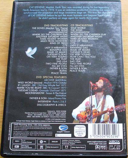 CAT STEVENS Majikat CD+DVD