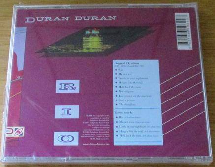 DURAN DURAN Rio (Remastered with Extra Tracks) CD