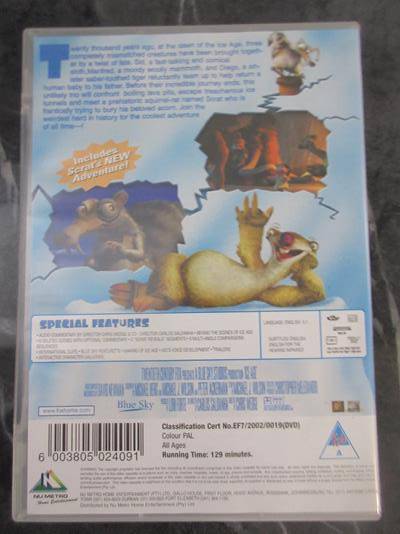 ICE AGE DVD [BBOX 8] Region 2