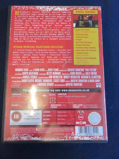 PULP FICTION DVD [BBOX 7] Region 2