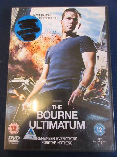 THE BOURNE ULTIMATUM DVD Matt Damon [BBOX 7] Region 2