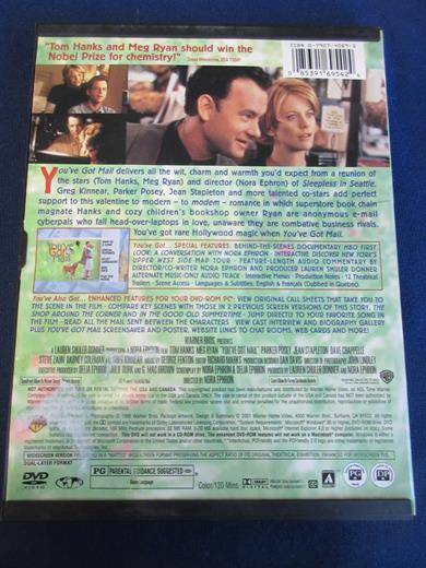 YOU'VE GOT MAIL DVD Tom Hanks Meg Ryan [BBOX 8] Region 2