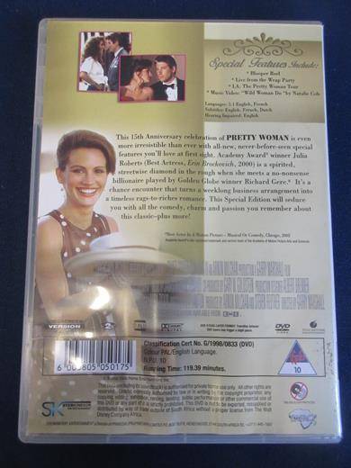 PRETTY WOMAN 15th Anniversary DVD Richard Gere Julia Roberts [BBOX 11] REGION 2