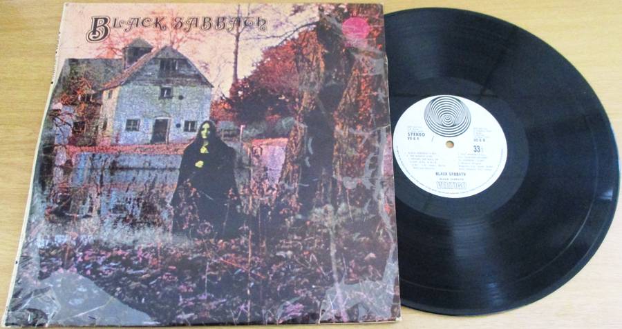 BLACK SABBATH Black Sabbath 1970 South African LP VINYL RECORD [Shelf G] Vertigo Swirl