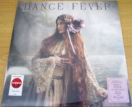 FLORENCE + THE MACHINE Dance Fever Alternate Cover BLACK 2XLP [1 side etched] VINYL RECORD