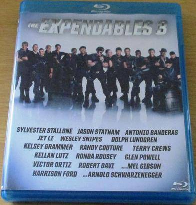 THE EXPENDABLES 3 BLU RAY [BLU RAY SHELF]