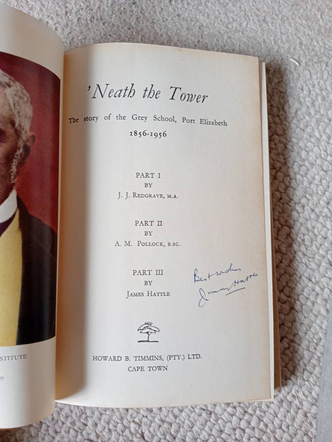 SIGNED BOOKS ON AUCTION TODAY   VERY SCARCE  " HISTORY OF THE GREAT GREY`S COLLEGE SCHOOL   "    `
