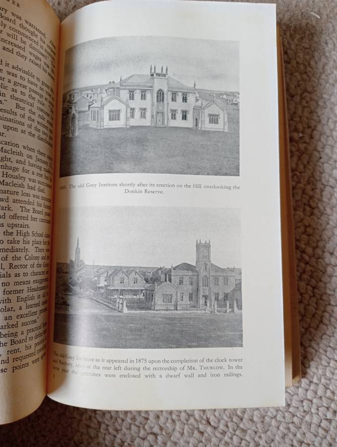 SIGNED BOOKS ON AUCTION TODAY   VERY SCARCE  " HISTORY OF THE GREAT GREY`S COLLEGE SCHOOL   "    `