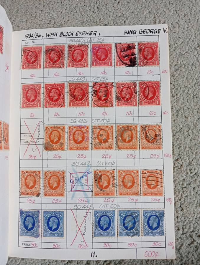 MANY USEFUL PAGES IN APPROVAL BOOKS-YOU WILL RECEIVE MORE THAN YOU SEE BELOW