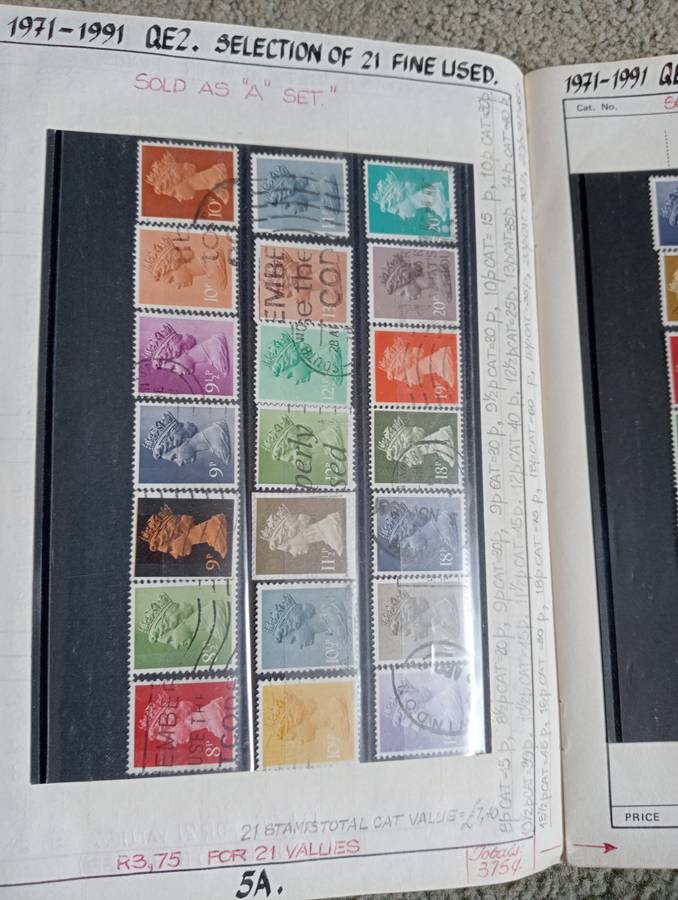 MANY USEFUL PAGES IN APPROVAL BOOKS-YOU WILL RECEIVE MORE THAN YOU SEE BELOW