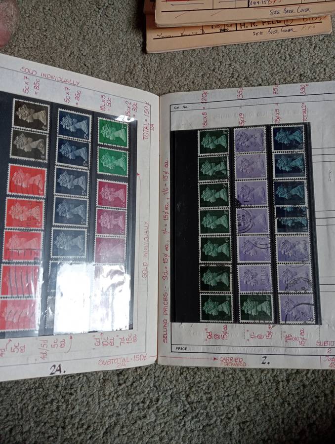 MANY USEFUL PAGES IN APPROVAL BOOKS-YOU WILL RECEIVE MORE THAN YOU SEE BELOW