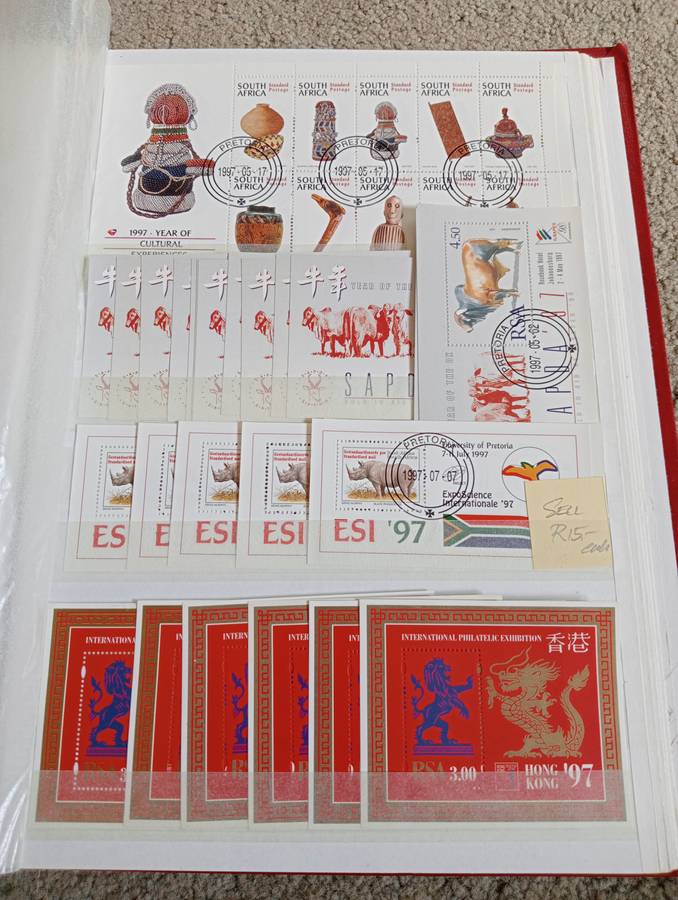 VALUABLE BIRDS ETC M/SHEETS  COLLECTION-NAMIBIA BLOCKS TBVC CONTROLS AND MANY MORE