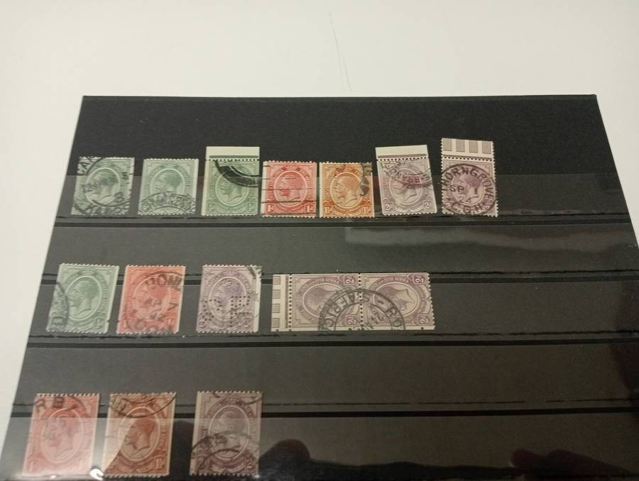 UNION-COILS VERY SCARCE LOT-PAPER JOINS ISOLATED PERF HOLES ETC     SEE  STRONG LOTS TODAY !!!