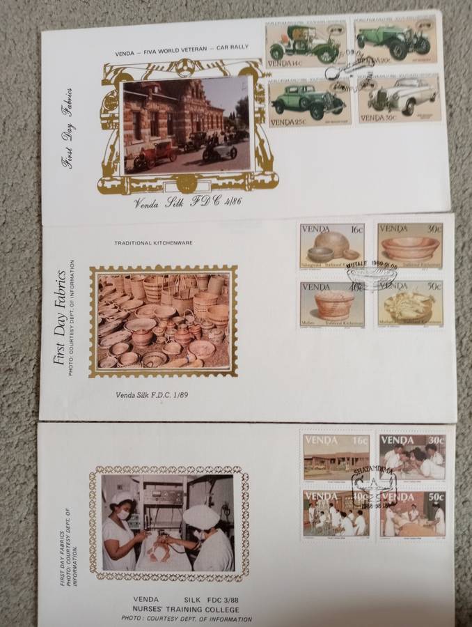 VENDA-WONDERFUL AND SCARCE LIMITED " SILK COVERS "  SEE ALL LISTED