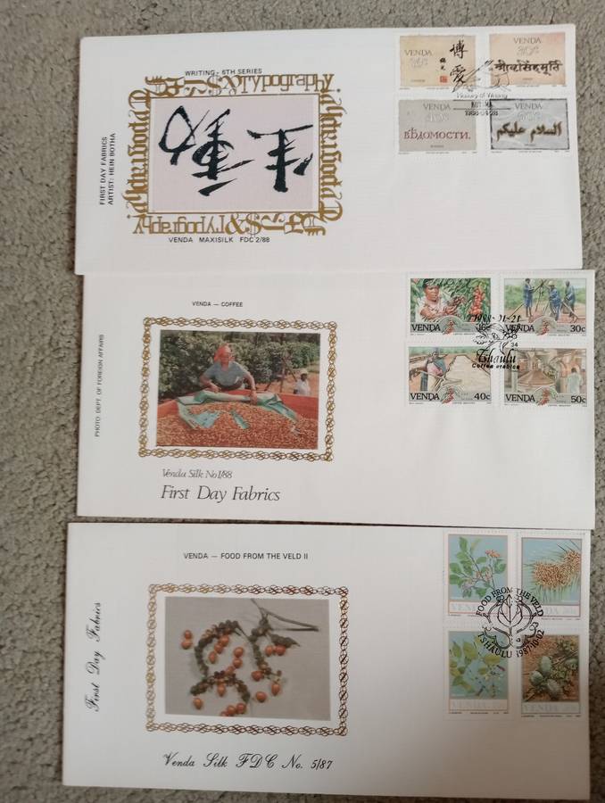 VENDA-WONDERFUL AND SCARCE LIMITED " SILK COVERS "  SEE ALL LISTED