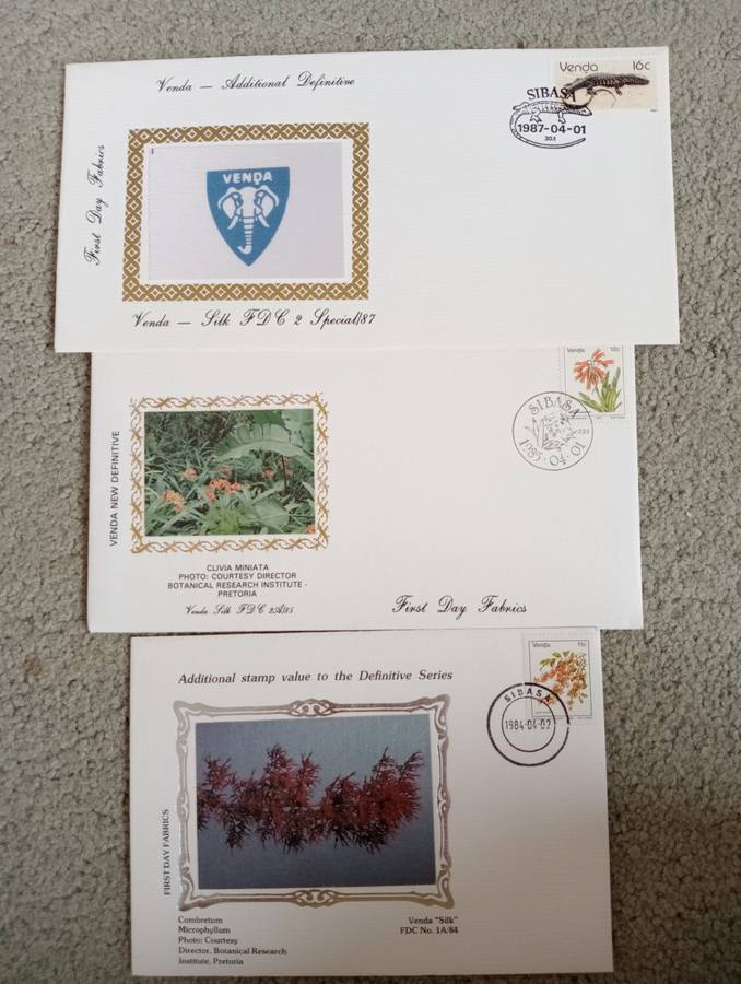 BIRD/FISH ETC   VENDA-WONDERFUL AND SCARCE LIMITED " SILK COVERS "  SEE ALL LISTED