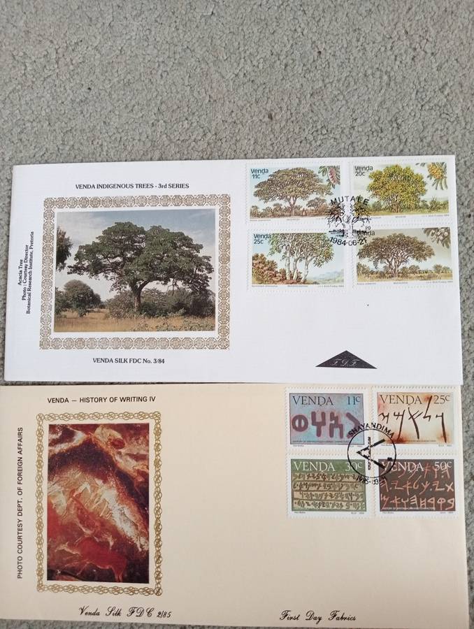 VENDA/TRANSKEI ADDITIONAL VALUES ETC-WONDERFUL AND SCARCE LIMITED " SILK COVERS "  SEE ALL LISTED