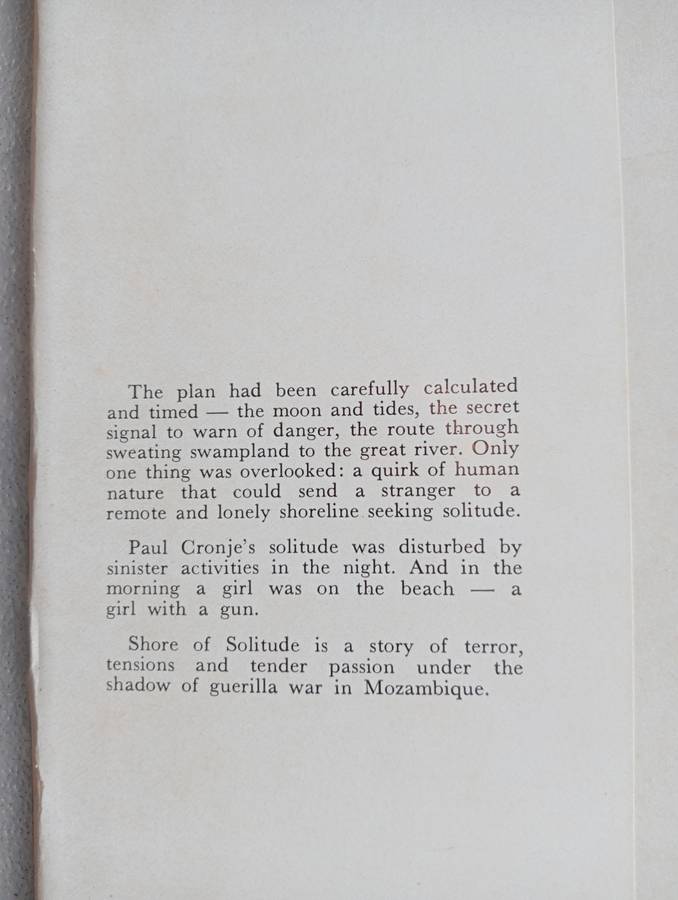 SIGNED BOOKS ON AUCTION TODAY-SOME VERY SCARCE " WAR IN MOZAMBIQUE-SIGNED !!  "