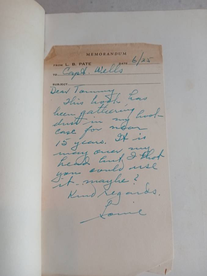 SIGNED BOOKS ON AUCTION TODAY- " RARE BOOK SIGNED BY CAPTAIN A.J.TELLIER 1941 " AFRICANA-READ BELOW