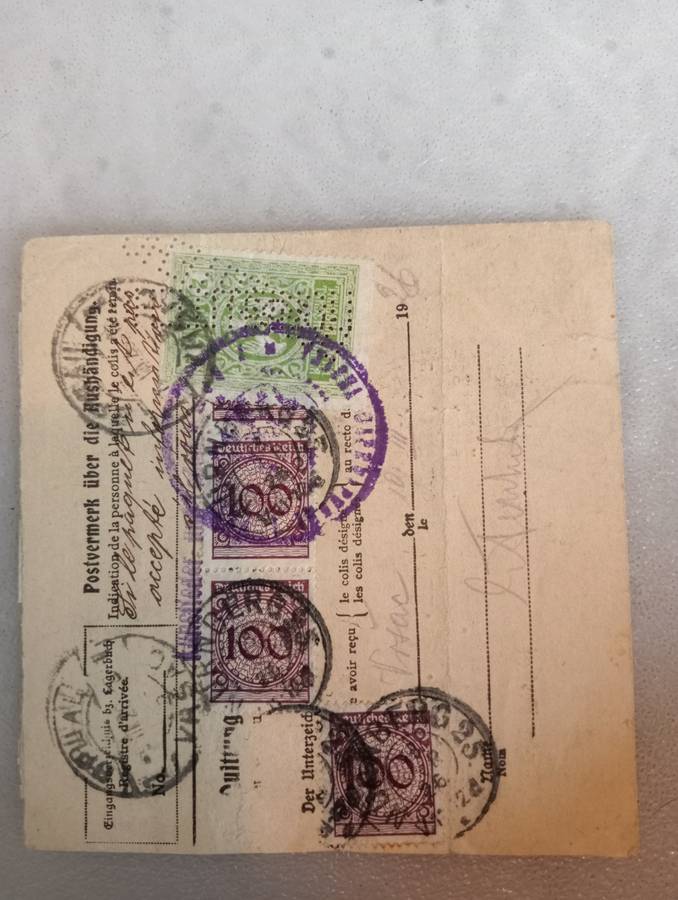 GERMAN WAR MAIL VERY SCARCE,MILITARY CIVIL,INFLATION.  SCARCE WITH MANY CANCELS !!!