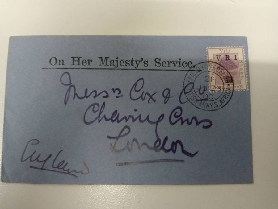OFS 1900   STUNNING CLEAN COVER TO LONDON " ON HER MAJESTY'S SERVICE "