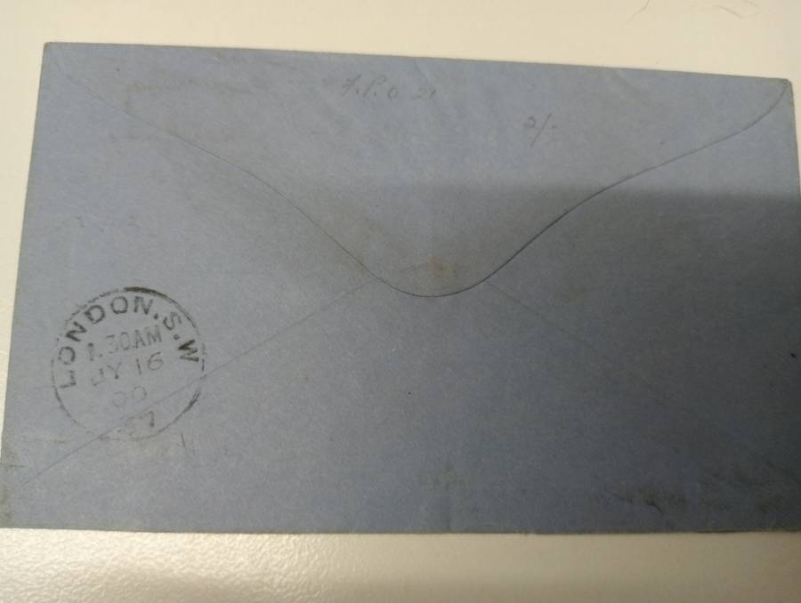 OFS 1900   STUNNING CLEAN COVER TO LONDON " ON HER MAJESTY'S SERVICE "
