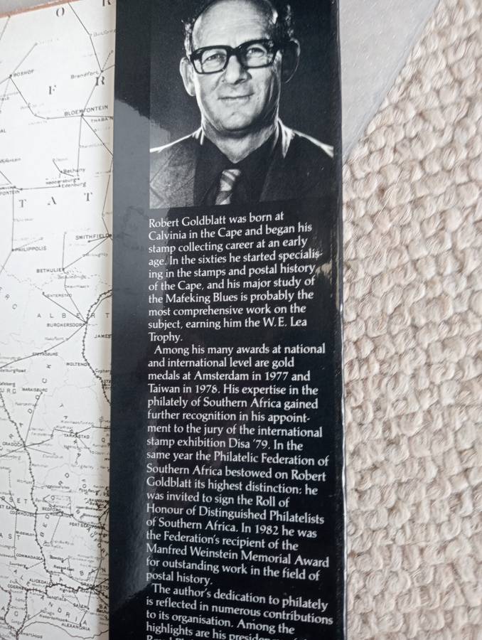 THE VERY SOUGHT AFTER  HARD COVER " GOLDBLATT`s, POSTMARKS OF THE CAPE OF GOOD HOPE "