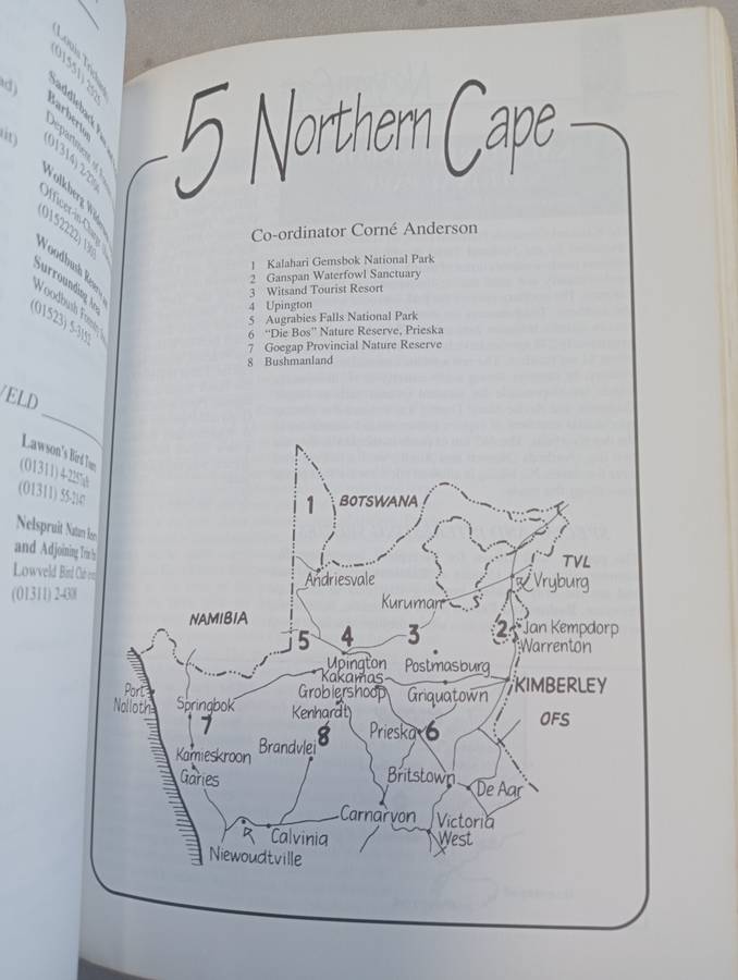 SIGNED BOOKS ON AUCTION TODAY- " VERY SCARCE BIRD BOOK,COVERS ALL SPOTTING SPOTS IN S.A. SIGNED   "