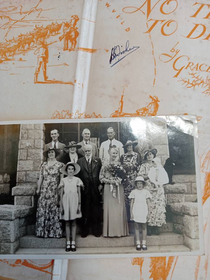 SIGNED BOOKS ON AUCTION TODAY- " VERY SCARCE SIGNED POSTCARD WITH THIS AFRICANA-BOOK SIGNED    "