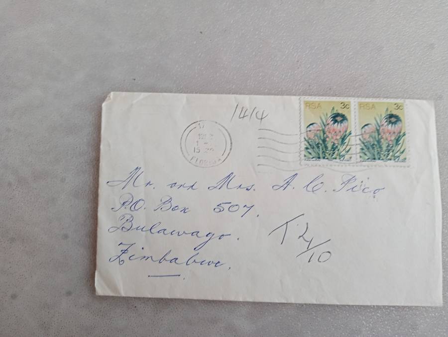 ZIMBABWE-NICE POSTAGE DUE TAXED COVER
