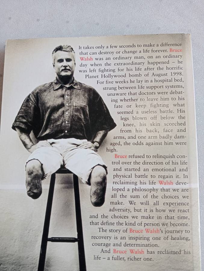 SIGNED BOOKS ON AUCTION TODAY-SOME VERY SCARCE " THE MAN WHO SURVIVED THE PLANET HOLLYWOOD BOMB   "