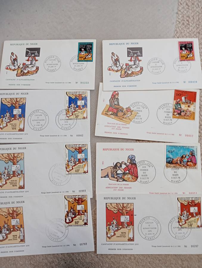 FRENCH AFRICA- 33 SCARCE LIMITED COVERS-NIGER ,SENEGAL ETC