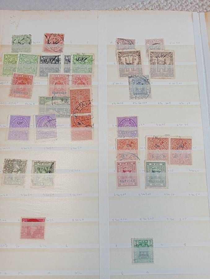 INDA-QV-INDIAN STATES MANY FULL PAGES SETS AND MORE HIGH CATALOGUE VALUE-SEE BELOW,CANCELS !!!!!!!!!