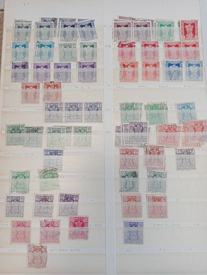 INDA-QV-INDIAN STATES MANY FULL PAGES SETS AND MORE HIGH CATALOGUE VALUE-SEE BELOW,CANCELS !!!!!!!!!