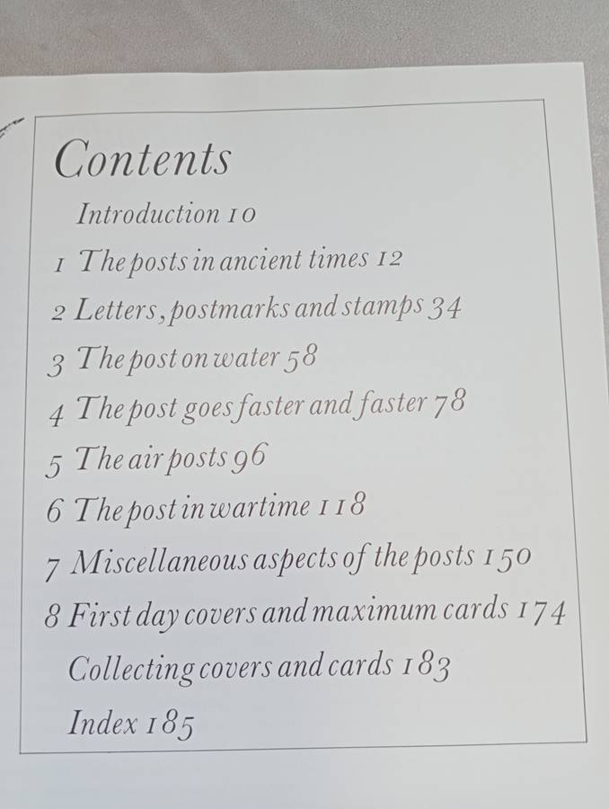 A BEAUTIFUL HARD COVER ON THE COLLECTING OF POSTAL HISTORY & COVERS ETC