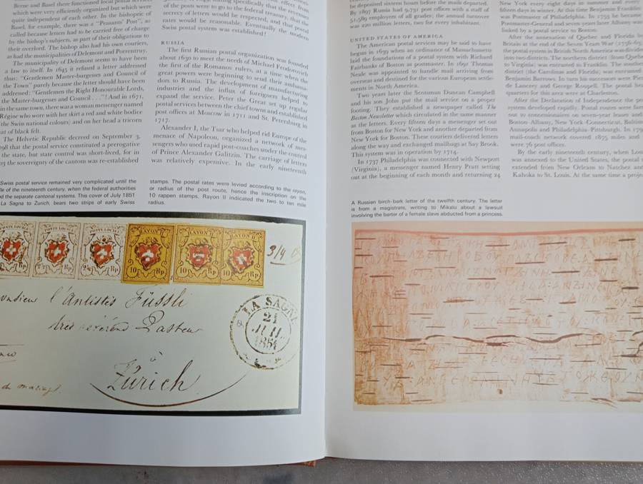 A BEAUTIFUL HARD COVER ON THE COLLECTING OF POSTAL HISTORY & COVERS ETC