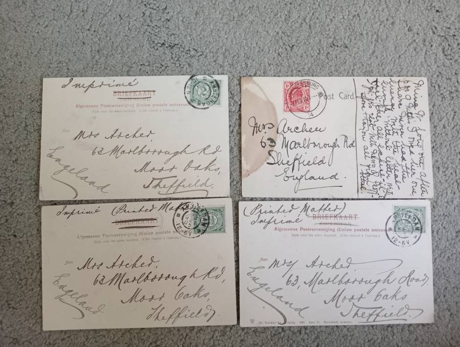 LOVELY EARLY 1900`S POSTCARDS-SEE BACKS BELOW-BUY NOW`S GET A FREE SIMILAR CARD !