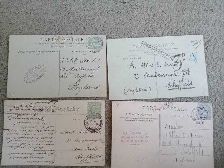 LOVELY EARLY 1900`S POSTCARDS-SEE BACKS BELOW-BUY NOW`S GET A FREE SIMILAR CARD !