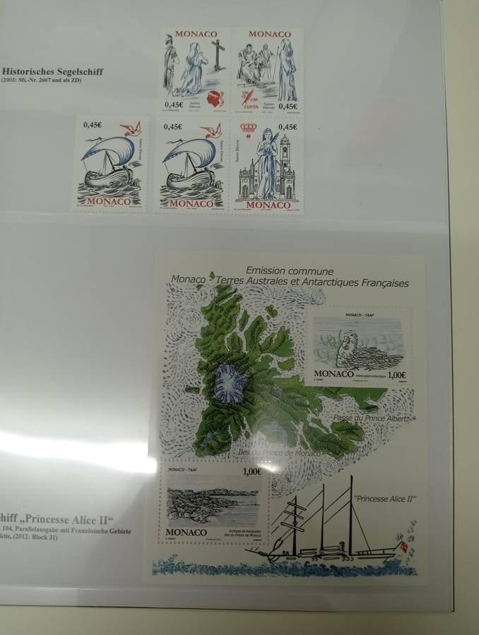 BEAUTIFUL SCARCE SHIPS MONACO ALL POST OFFICE FRESH  R1950.00