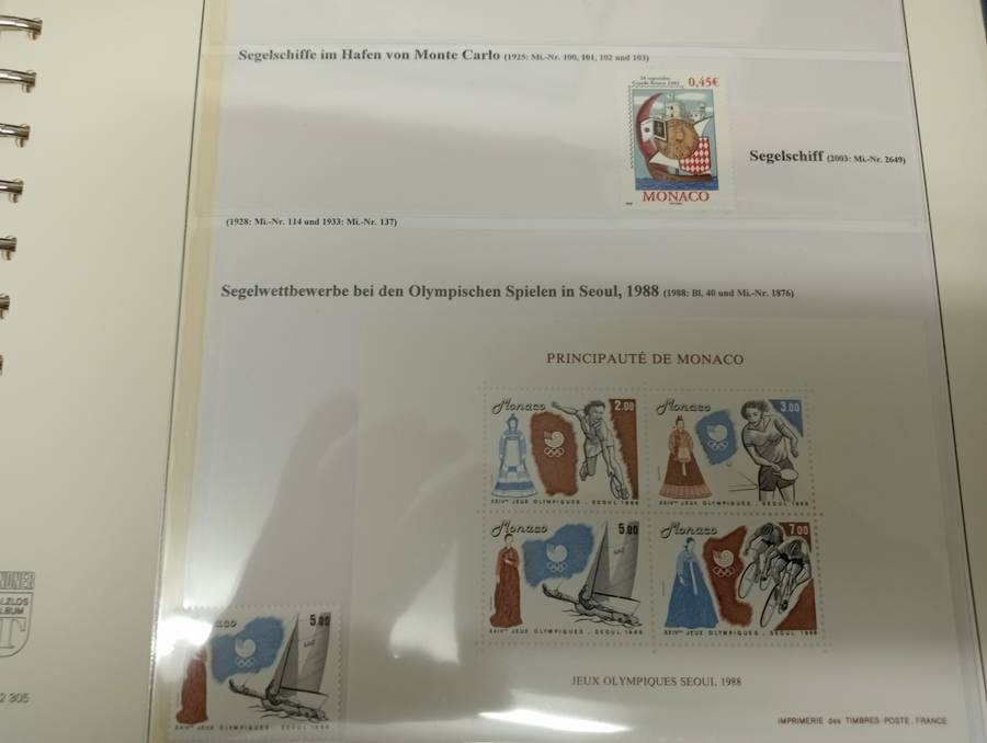 BEAUTIFUL SCARCE SHIPS MONACO ALL POST OFFICE FRESH  R1950.00