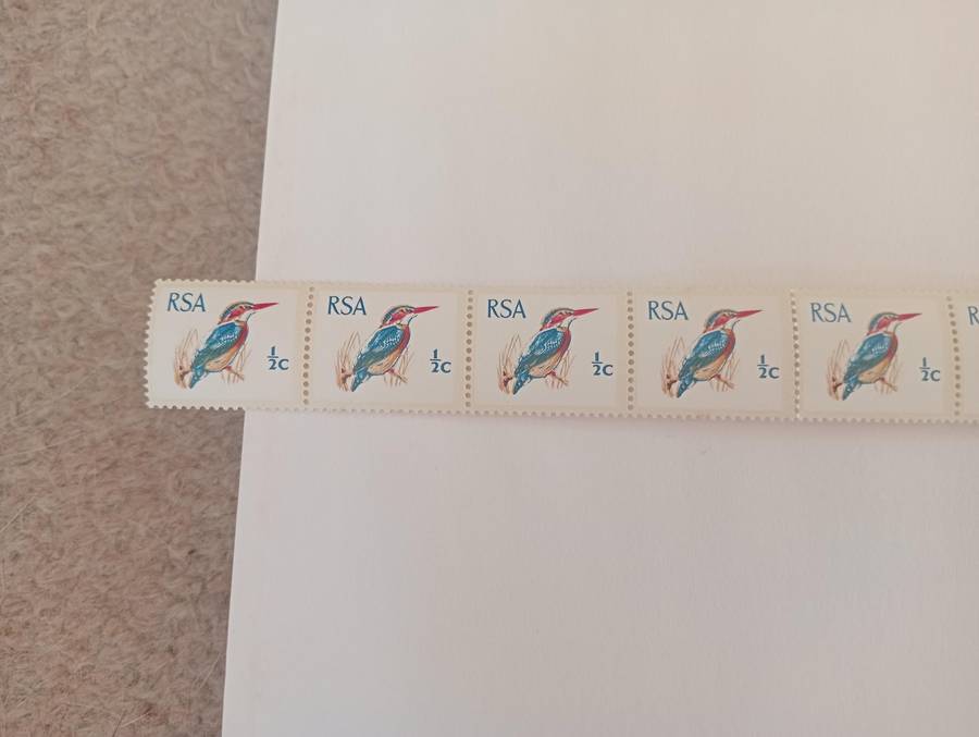 RSA-VERY SCARCE COLLECTION OF COILS STRIPS OF 22-SEE ALL BELOW-TWO NEED CAREFUL SEPARATING