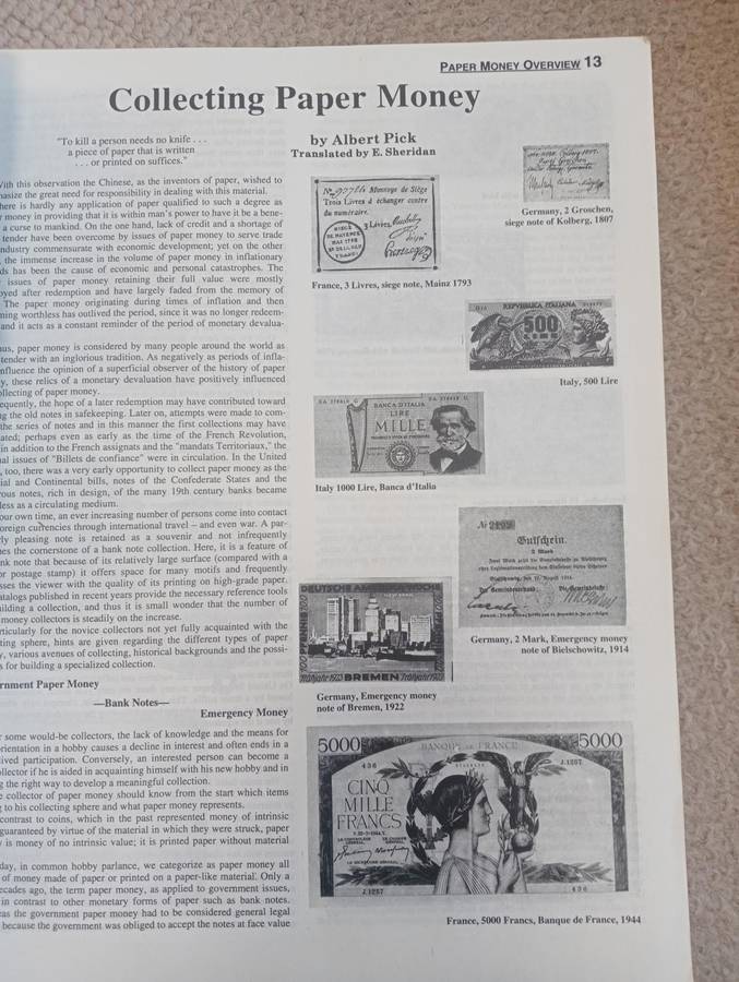 1066 PAGE HARD COVER CATALOGUE OF WORLD BANK NOTES-NICE CONDITION