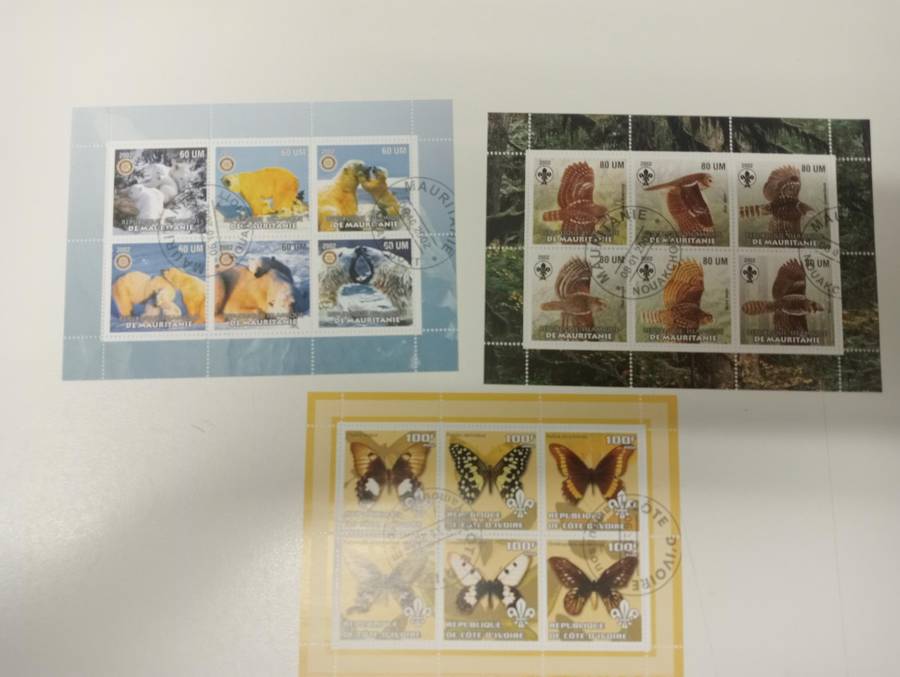 LOVELY THEMATIC MINI SHEETS ALL UMM CATS,DOGS PLANES TRAINS ETC CTO