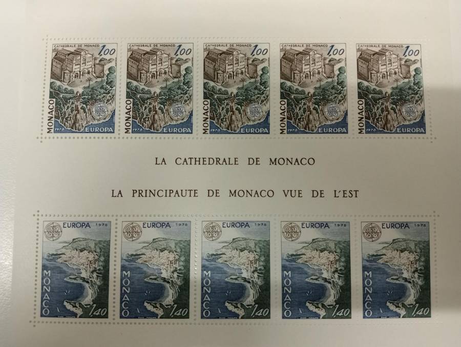 MONACO -VERY SCARCE m/sheets EUROPA etc  R1680.00 superb umm