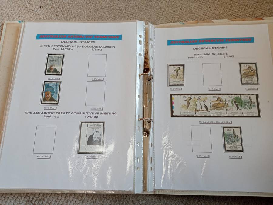 BEAUTIFUL COLLECTION AUST.TERR. plus AUSTRALIAN set many many pages.NOT NEARLY ALL SHOWN