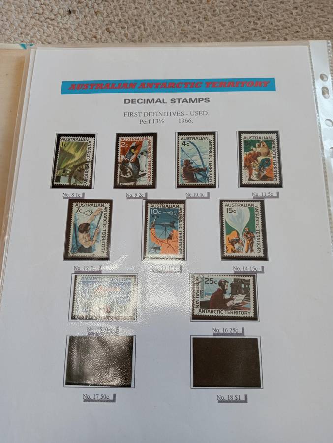 BEAUTIFUL COLLECTION AUST.TERR. plus AUSTRALIAN set many many pages.NOT NEARLY ALL SHOWN