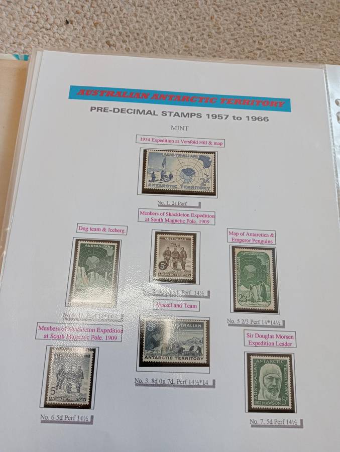 BEAUTIFUL COLLECTION AUST.TERR. plus AUSTRALIAN set many many pages.NOT NEARLY ALL SHOWN