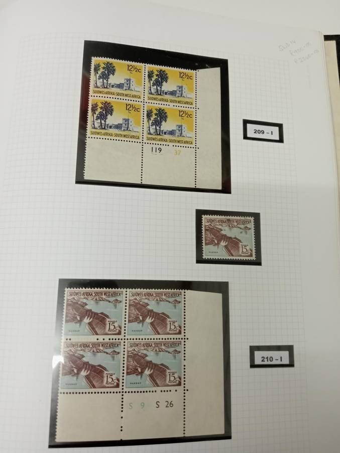 SWA-VERY SCARCE SUPERB UMM DEFINITIVE controls and sets all superb R28650.00+